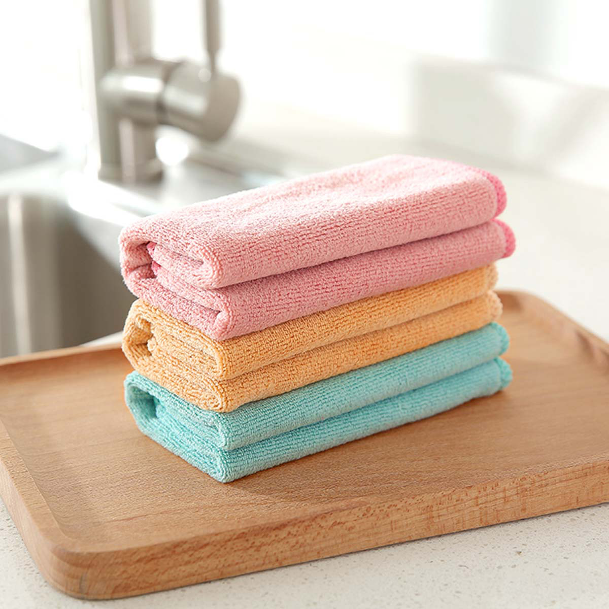 潮湿的毛巾和抹布最容易让细菌滋生。-图摘自网络-