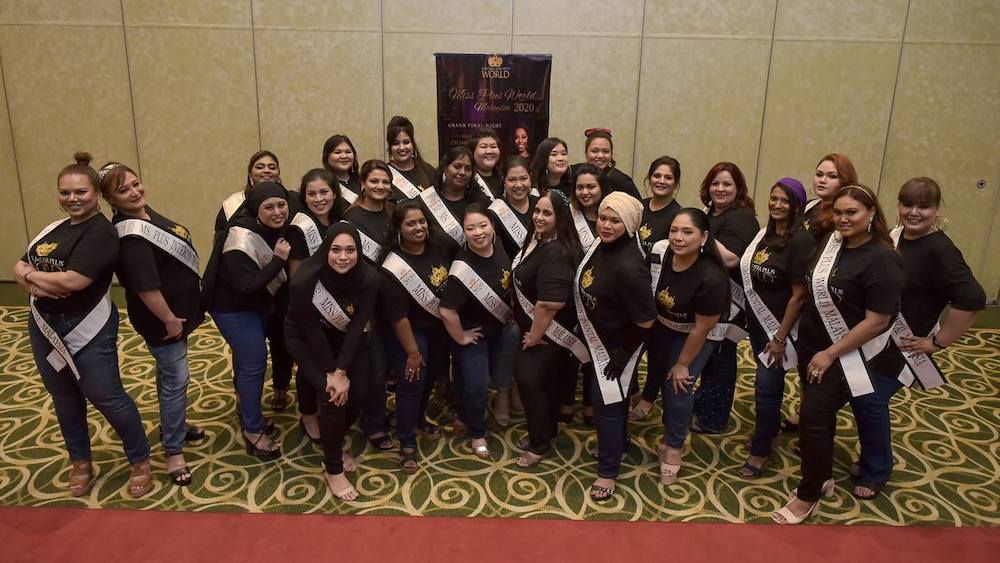 Finalists of the Miss Plus World Malaysia 2020. u00e2u20acu201d Picture courtesy of Facebook/Malaysia Plus World Icon