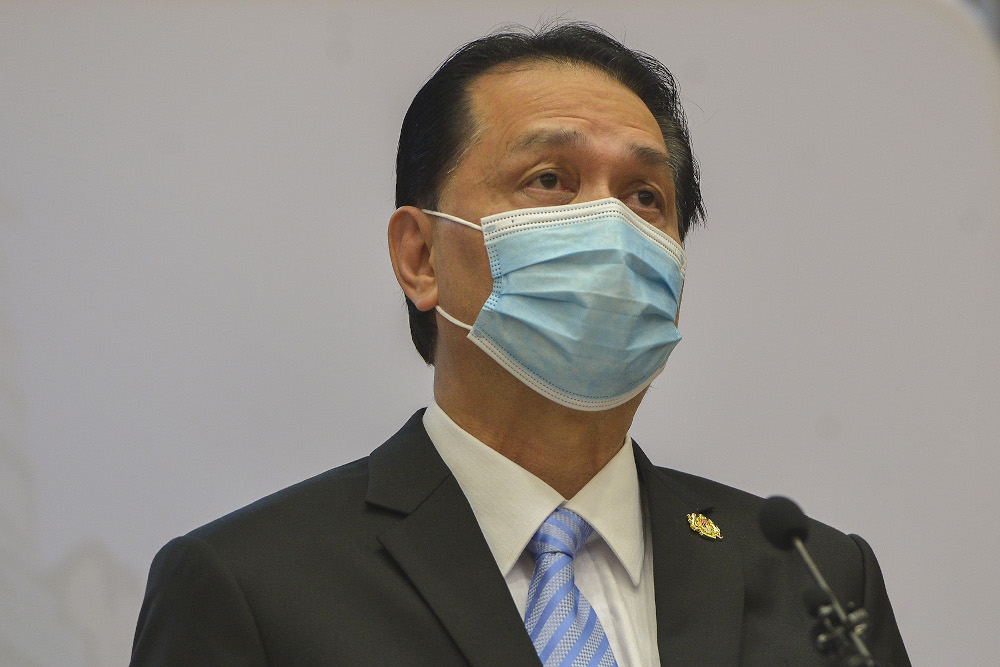 Health director-general Tan Sri Dr Noor Hisham Abdullah speaks during a press conference in Putrajaya on January 19, 2021. u00e2u20acu201d Picture by Miera Zulyana