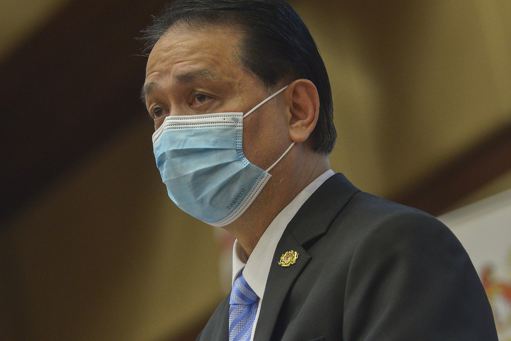 Health director-general Tan Sri Dr Noor Hisham Abdullah speaks during a press conference in Putrajaya on January 19, 2021. u00e2u20acu201d Picture by Miera Zulyana