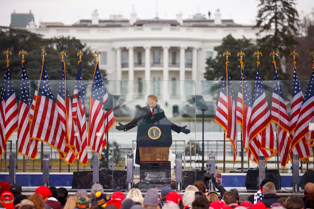 US President Donald Trump holds a rally to contest the certification of the 2020 US presidential election results by the US Congress in Washington, January 6, 2021. u00e2u20acu201d Reuters pic