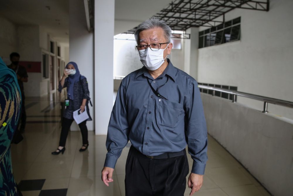 Omega Metal Sdn Bhd director Chang Poay Hee is pictured at the Shah Alam Sessions Court January 7, 2021. u00e2u20acu201d Picture by Yusof Mat Isa