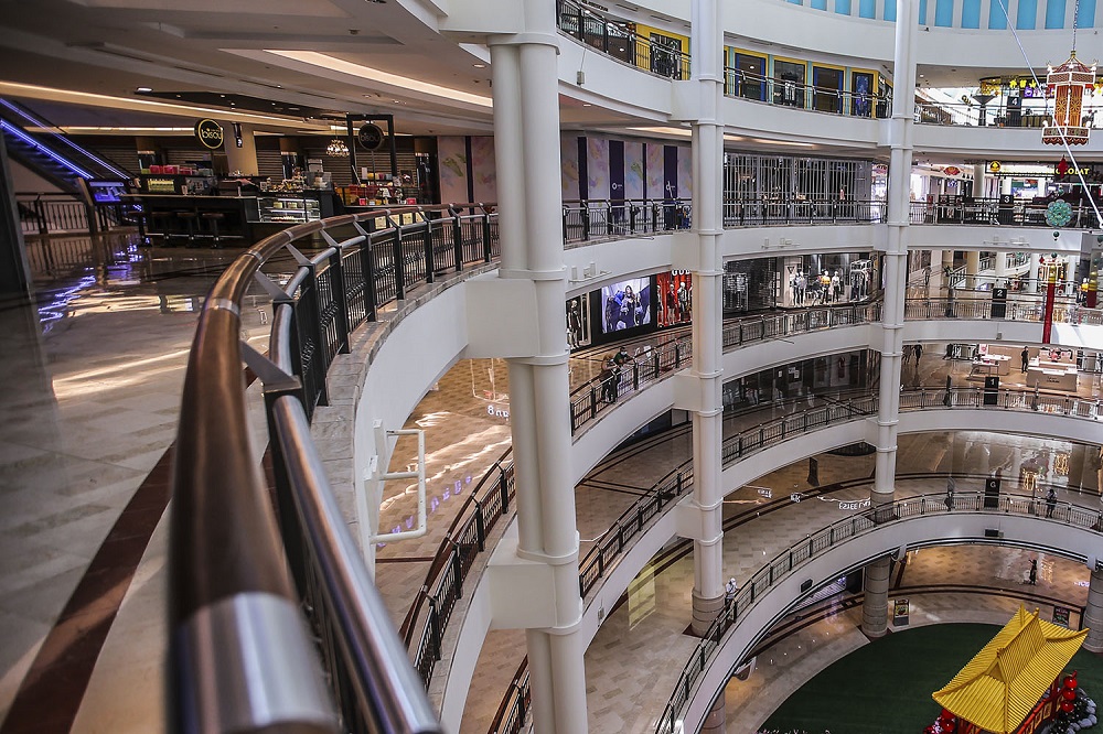 A general view of the Suria KLCC shopping mall during the movement control order in Kuala Lumpur January 16, 2020. u00e2u20acu201d Picture by Hari Anggara