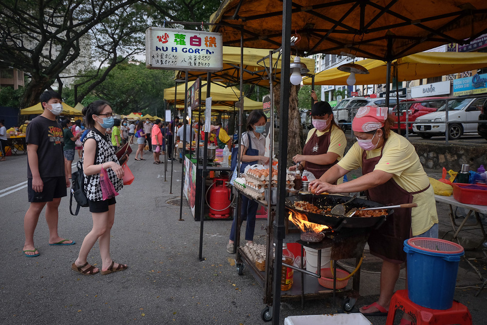 A general view of Taman Desa Phase 1 night market in Kuala Lumpur February 5, 2021. u00e2u20acu201d Picture by Yusof Mat Isa