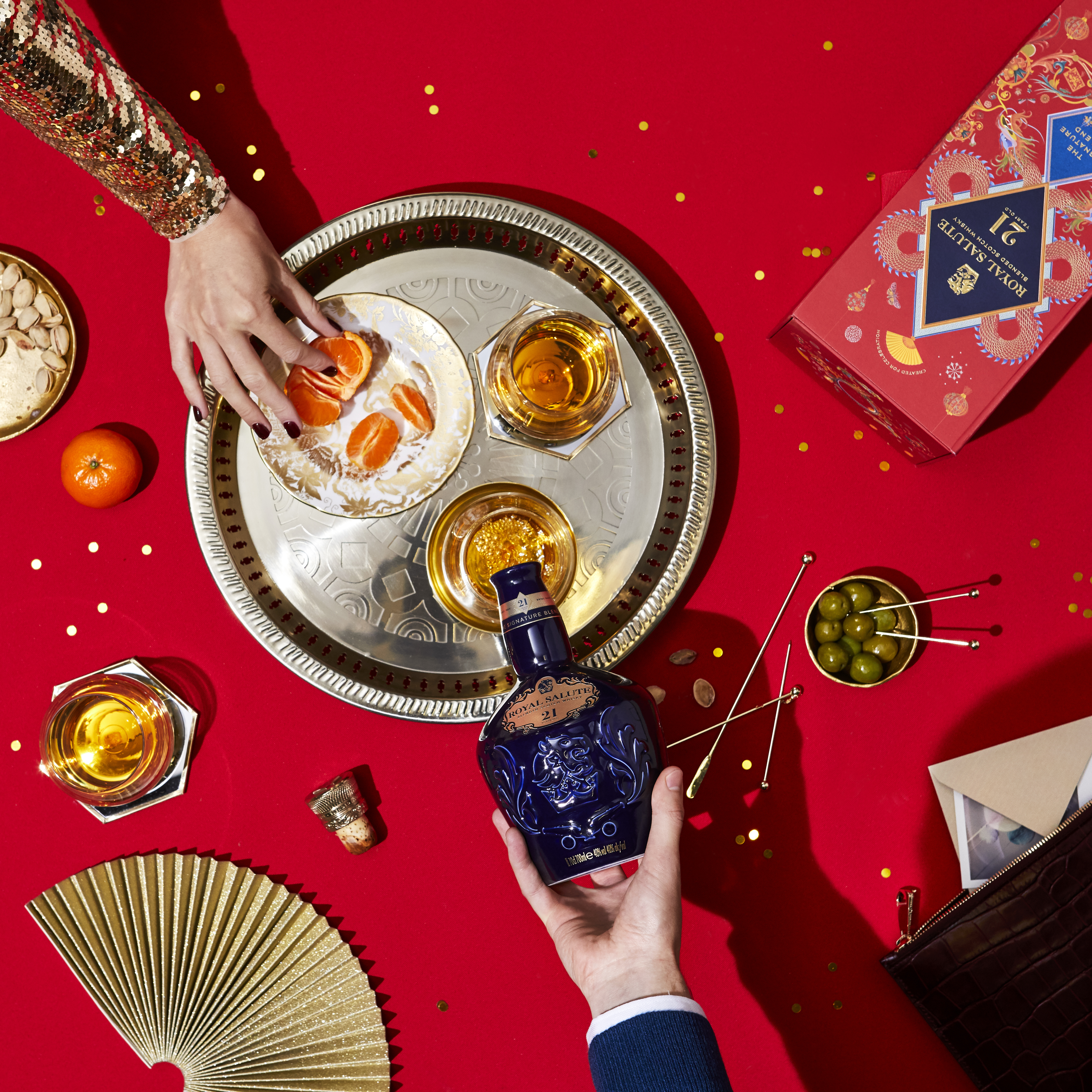 21年的Signature Blend，带有成熟浓郁的果味与淡淡的香料气息，非常顺口。-Royal Salute供图-