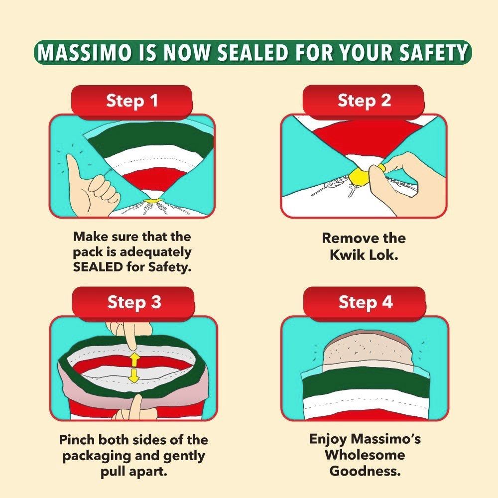 在购买Massimo面包之前，记得按照这4个步骤。-The Italian Baker私人有限公司提供-