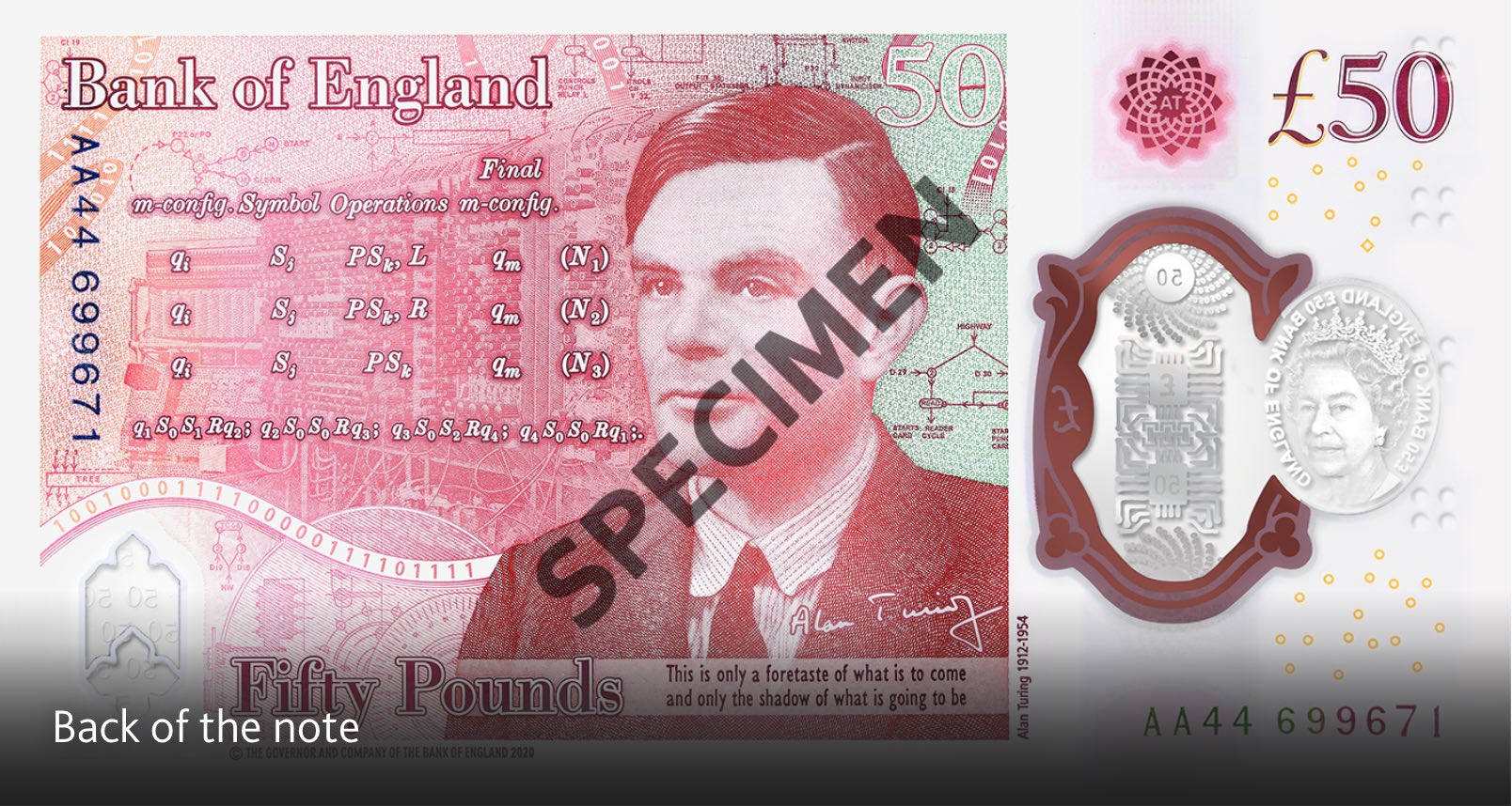 超酷细节意义深远！ 50英镑新钞向图灵致敬| 观点| 精彩大马