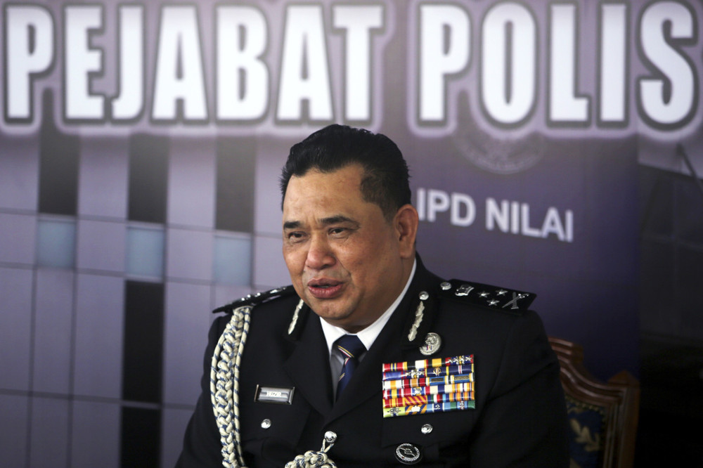 Bukit Aman Criminal Investigation Department (CID) director Datuk Huzir Mohamed speaks to the media after officiating the Nilai district police headquarters, March 31, 2021. u00e2u20acu201d Bernama pic 