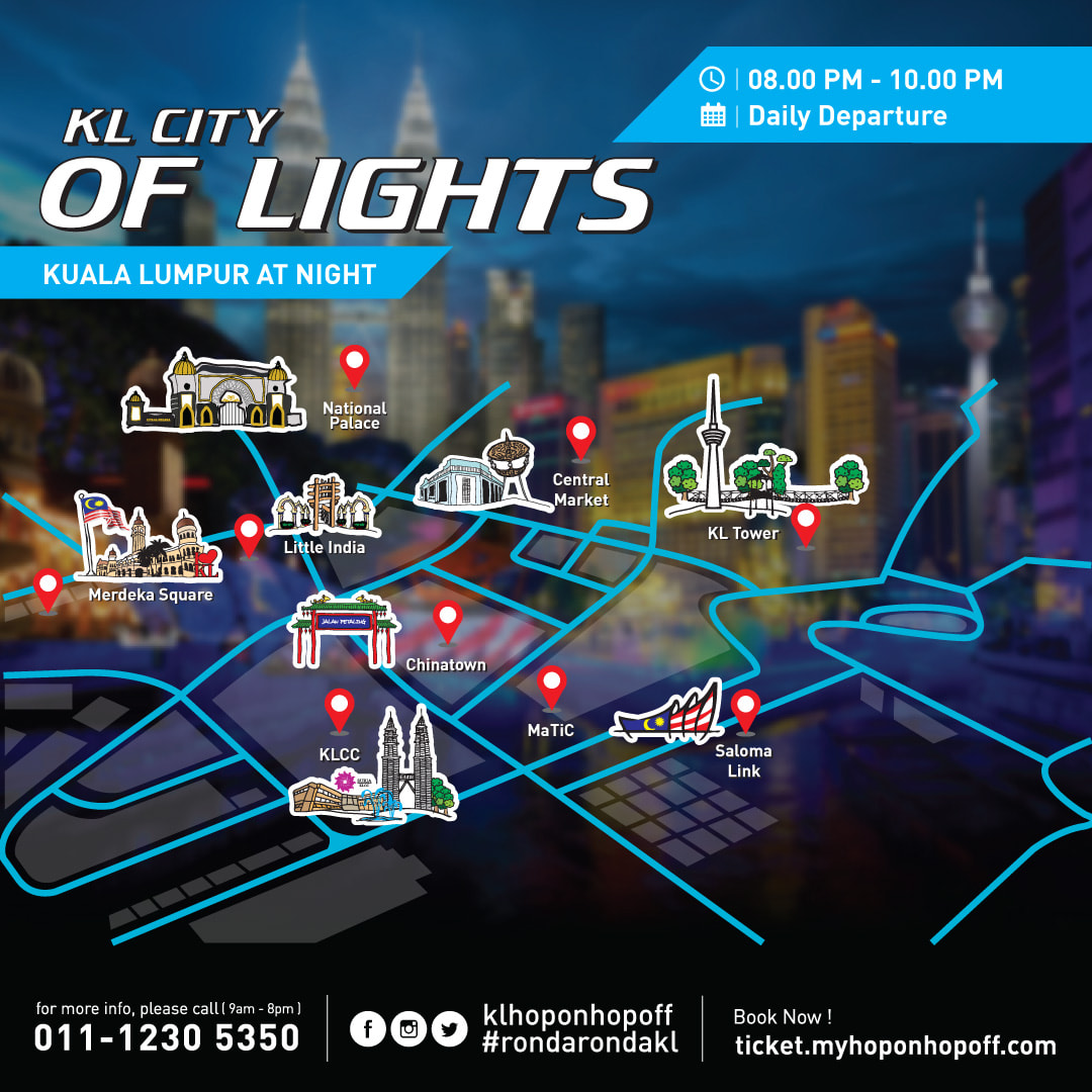 这是KL City of Light浏览的路线图！-图摘自官方脸书专页-