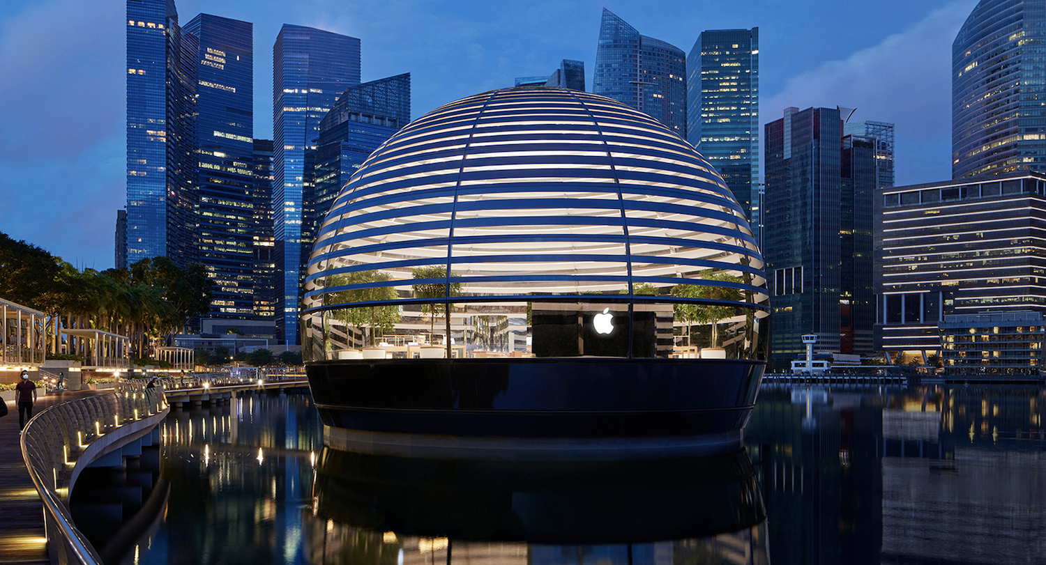 新加坡，Apple Marina Bay Sands.-图取自SoyaCincau-
