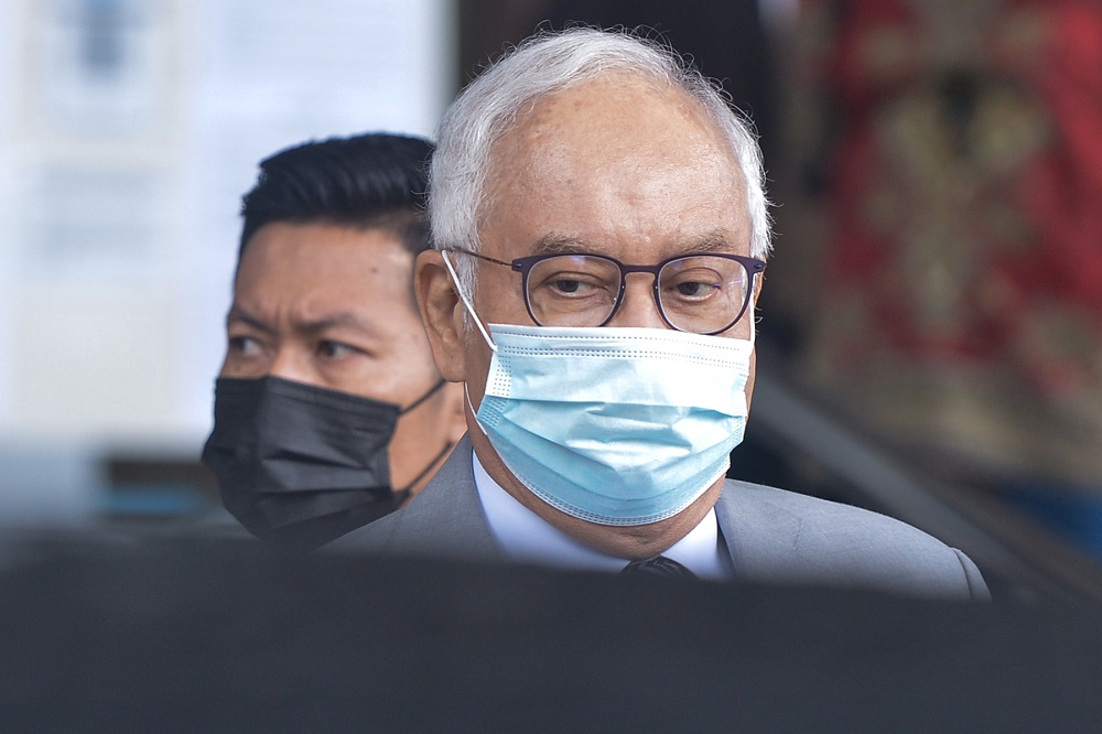 Former prime minister Datuk Seri Najib Razak leaves the High Court in Kuala Lumpur May 17,2021. u00e2u20acu201d Picture by Miera Zulyana