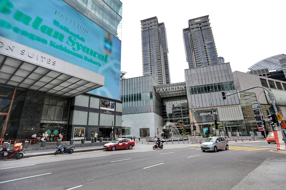 Virtually no traffic is seen in Kuala Lumpur during the movement control order 3.0, May 11, 2021. u00e2u20acu201d Picture by Ahmad Zamzahuri