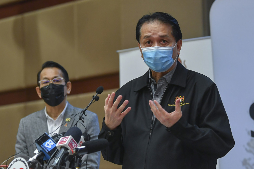 Health director-general Tan Sri Dr Noor Hisham Abdullah during a press conference reporting the daily update on the countryu00e2u20acu2122s Covid-19 situation at the Ministry of Health, May 8, 2021. u00e2u20acu201d Bernama pic 