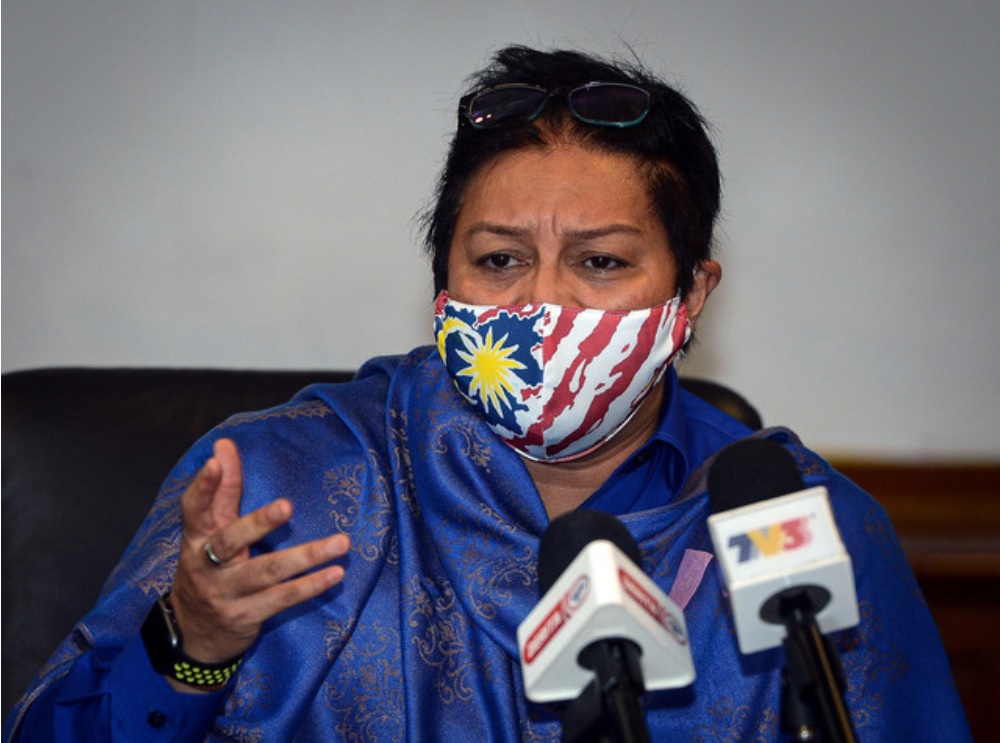 Dewan Rakyat Deputy Speaker Datuk Seri Azalina Othman Said speaking during a press conference in Seri Kembangan January 7, 2021. u00e2u20acu201d Bernama picn