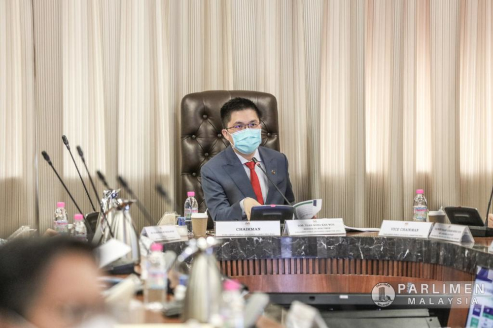PAC chairman Wong Kah Woh said the promotional price in advertisements of the sale of the Sinovac Covid-19 vaccine were on the high side. u00e2u20acu201d Picture courtesy of the Public Accounts Committee