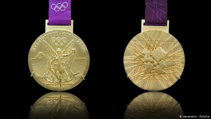 在历届奥运中，最大最重的奖牌出自2012伦敦奥。-图取自Fotolia-