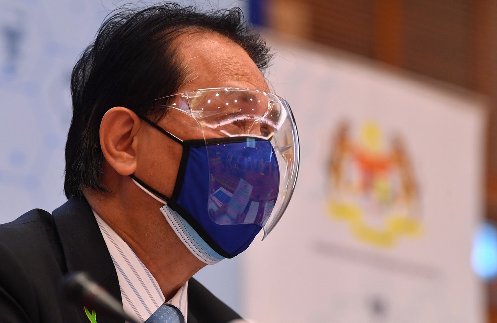 Health director-general Tan Sri Dr Noor Hisham Abdullah at a press conference in Putrajaya August 13, 2021. u00e2u20acu201d Bernama pic