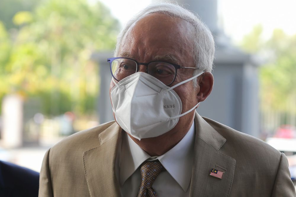 Datuk Seri Najib Tun Razak arrives at the Kuala Lumpur High Court August 12, 2021.u00e2u20acu2022 Picture by Yusof Mat Isa