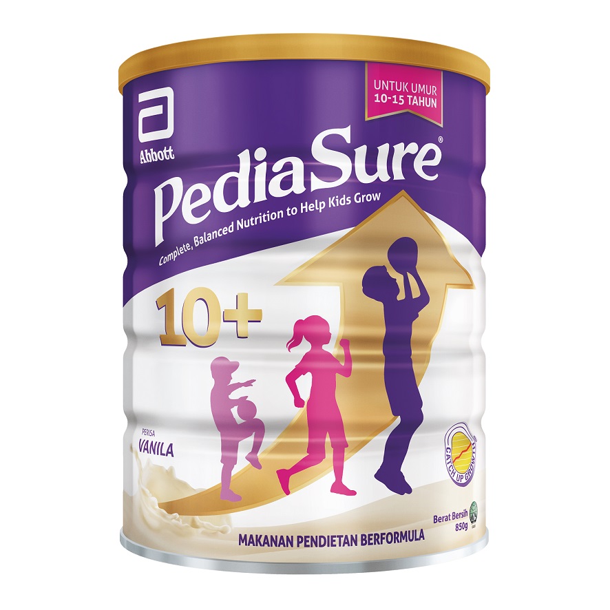 PediaSure 10+富含优质蛋白和38种营养成分，包括精氨酸和天然维生素K2，可促进最佳的体重、身高和免疫健康水平。-雅培提供-
