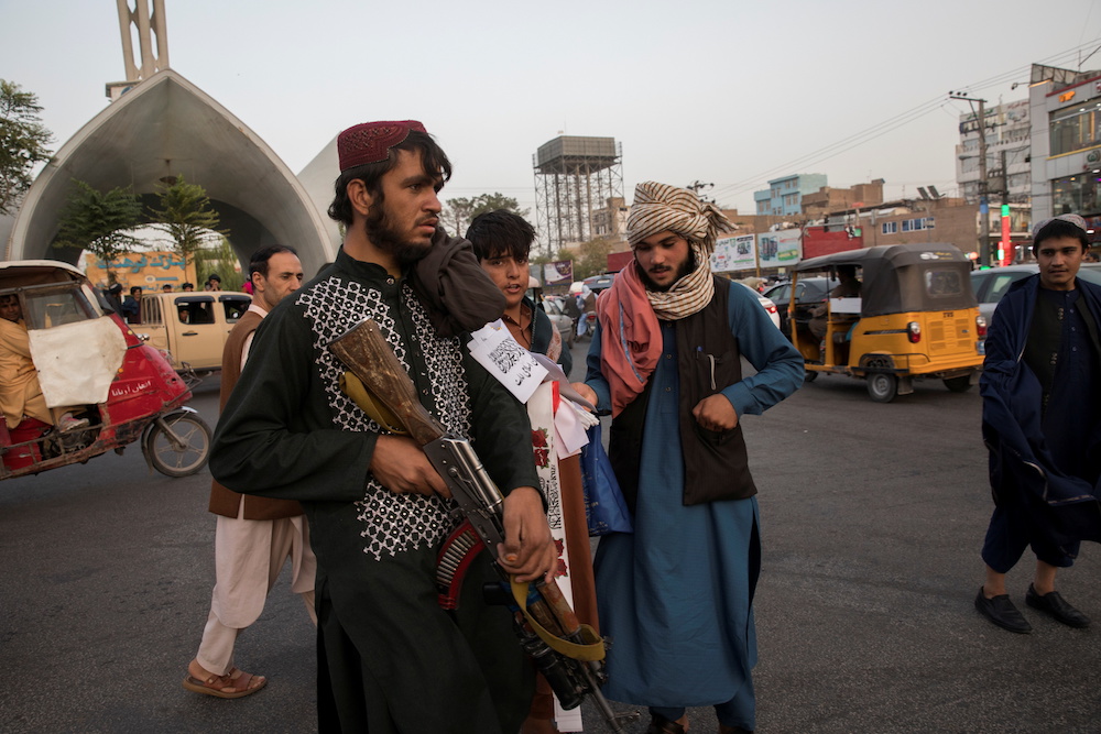 Taliban soldiers are seen in a street in Herat, Afghanistan September 10, 2021. u00e2u20acu201d Reuters pic