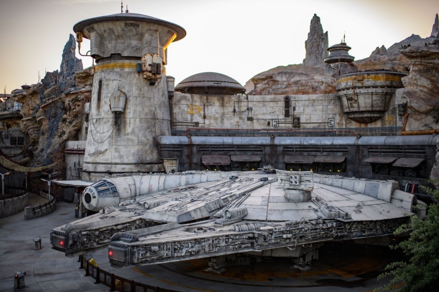 迪士尼与2019年开幕的星际大战乐园。-图取自网络-