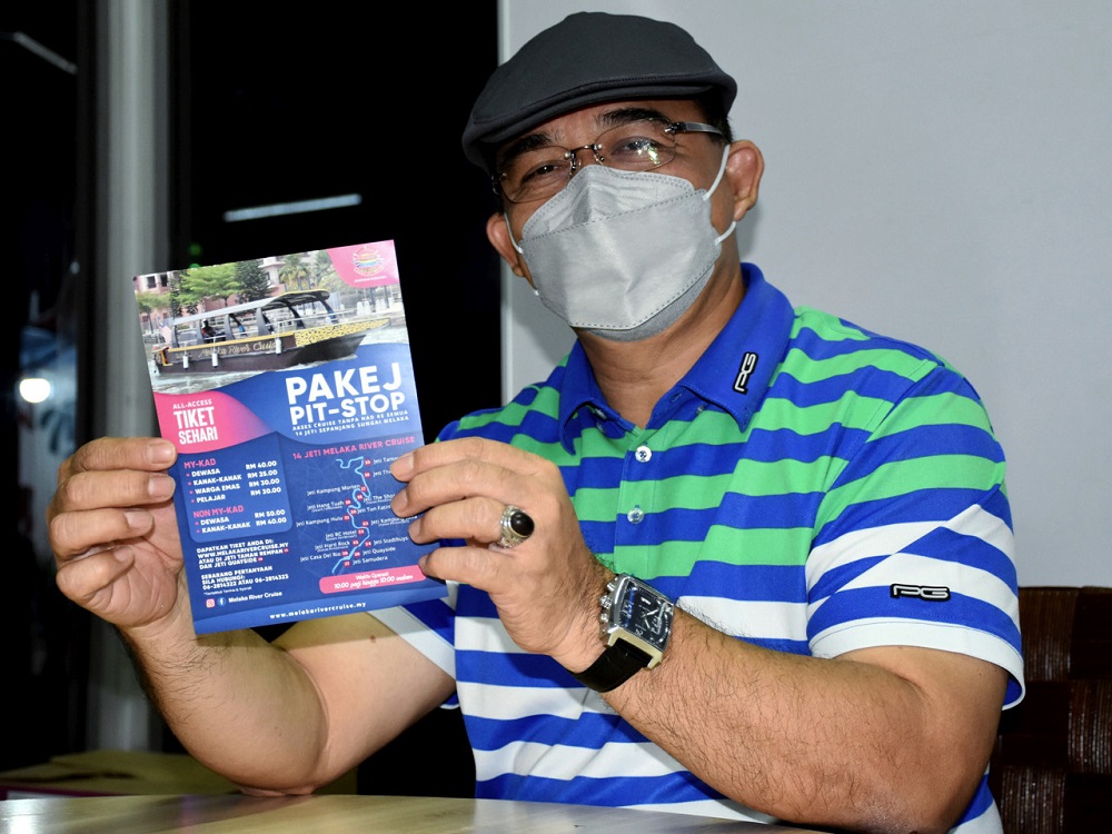 Perbadanan Pembangunan Sungai dan Pantai Melaka chief executive officer Datuk Murad Husin during a press conference in Melaka October 16, 2021. u00e2u20acu201d Bernama pic