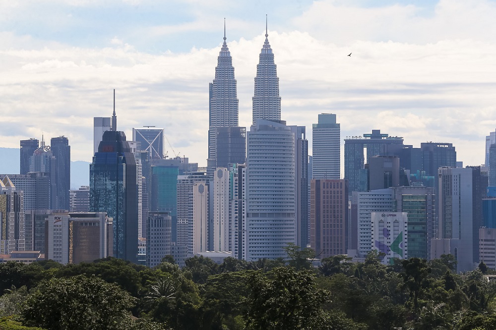A view of the Kuala Lumpur skyline October 28, 2021. u00e2u20acu2022 Picture by Yusof Mat Isa