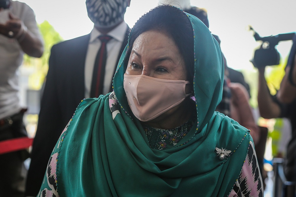 Datin Seri Rosmah Mansor arrives at the Kuala Lumpur High Court October 6, 2021. u00e2u20acu2022 Picture by Yusof Mat Isa