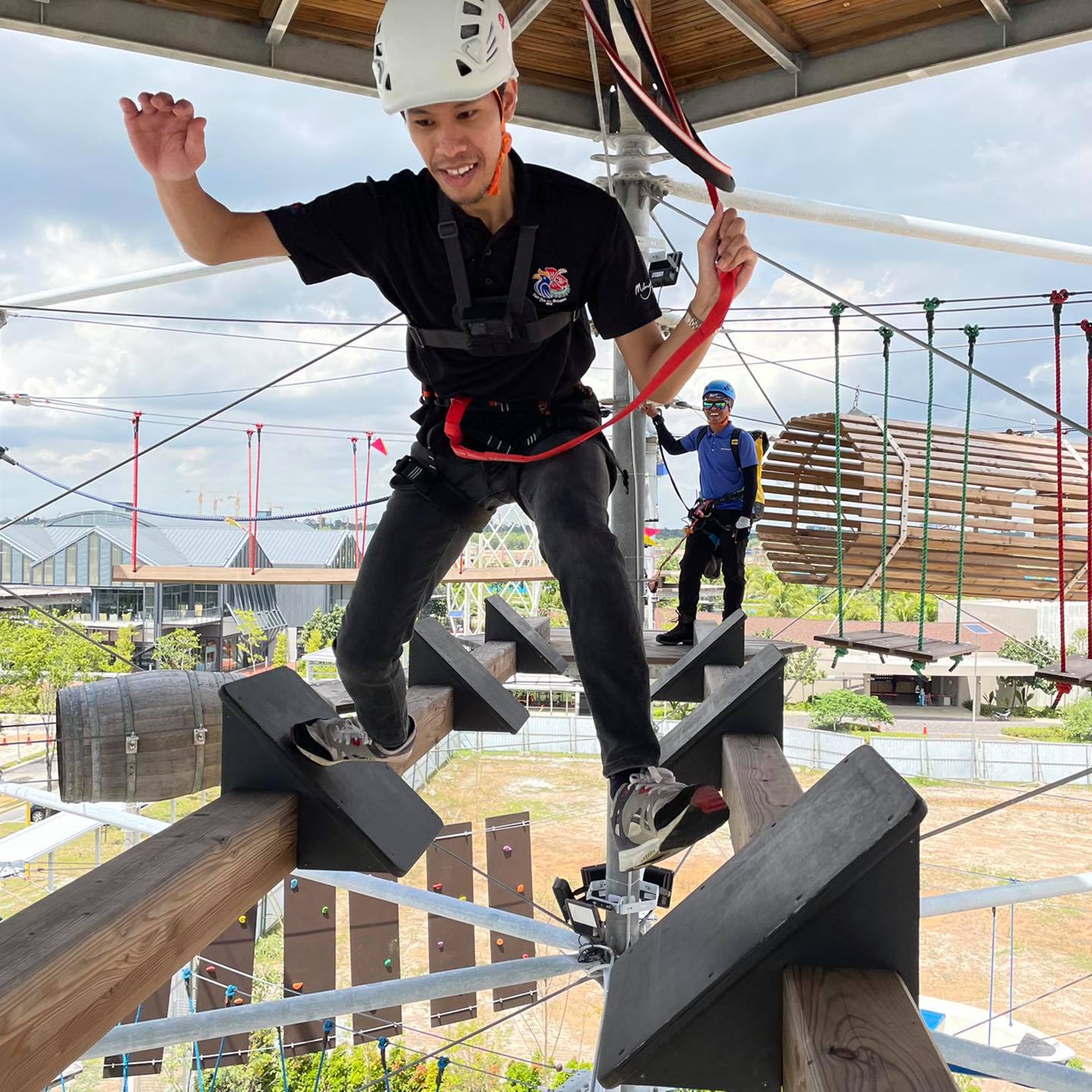 Goosebumps rope course