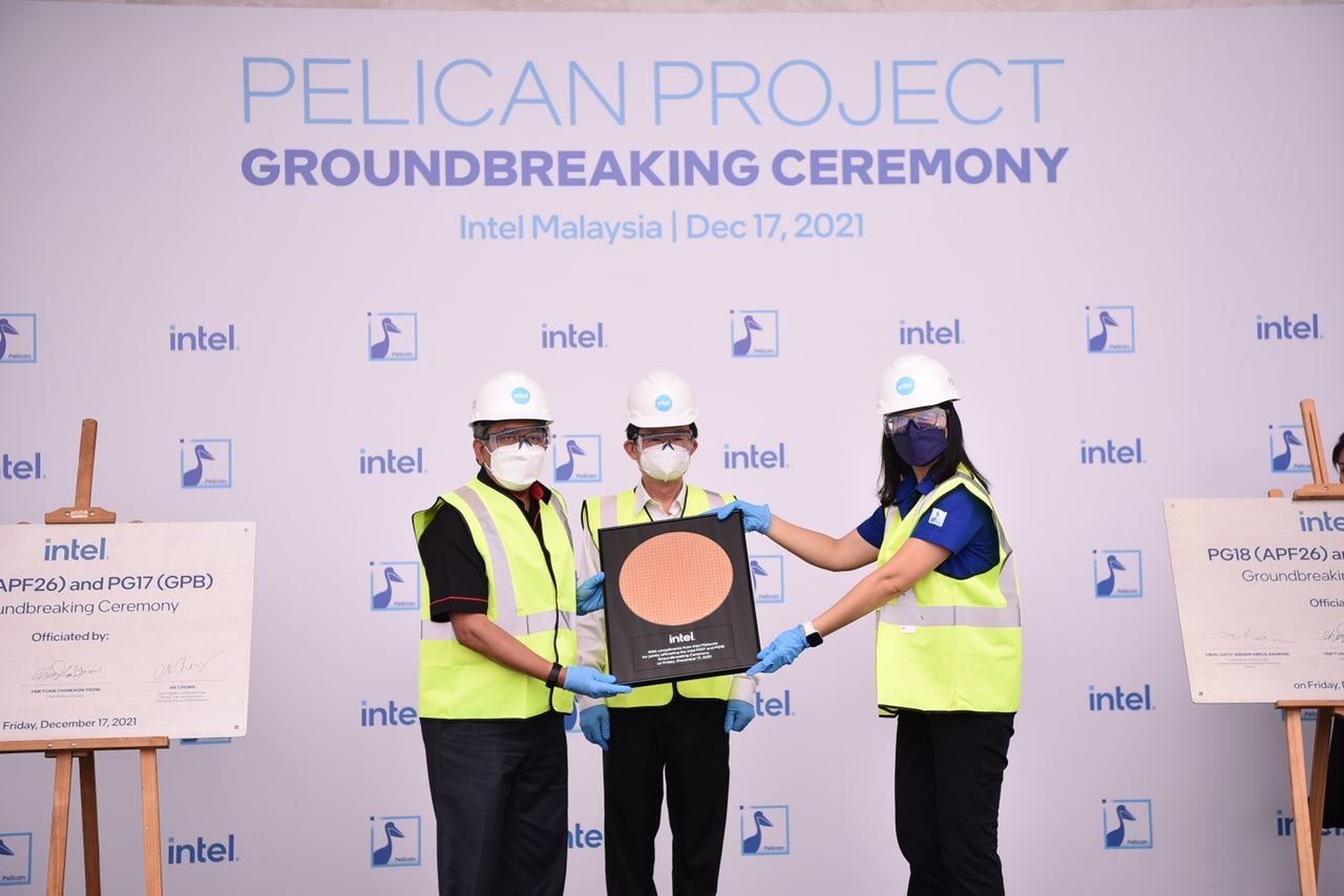 “鹈鹕计划（Pelican Project）”奠基仪式。-图取自槟州首长曹观友脸书-