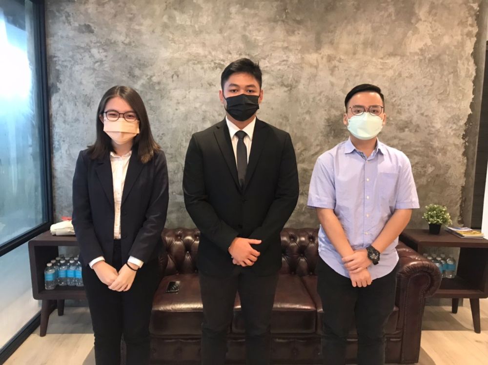 (From left) Avril Clarice Chin Ning, Ivan Alexander Ong and Addam Johanson Jeremy filed a lawsuit against the Election Commission to seek to be able to vote in the upcoming Sarawak state election on December 18. u00e2u20acu201d Picture courtesy of lawyer Simon Siah