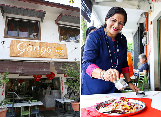 The Ganga Cafe老板娘米塔亲自示范如何捞生。-Choo Choy May摄-