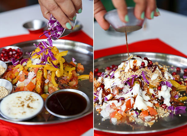 色彩缤纷鲜艳的印度版鱼生,让人看了食欲大开呢。-Choo Choy May摄-